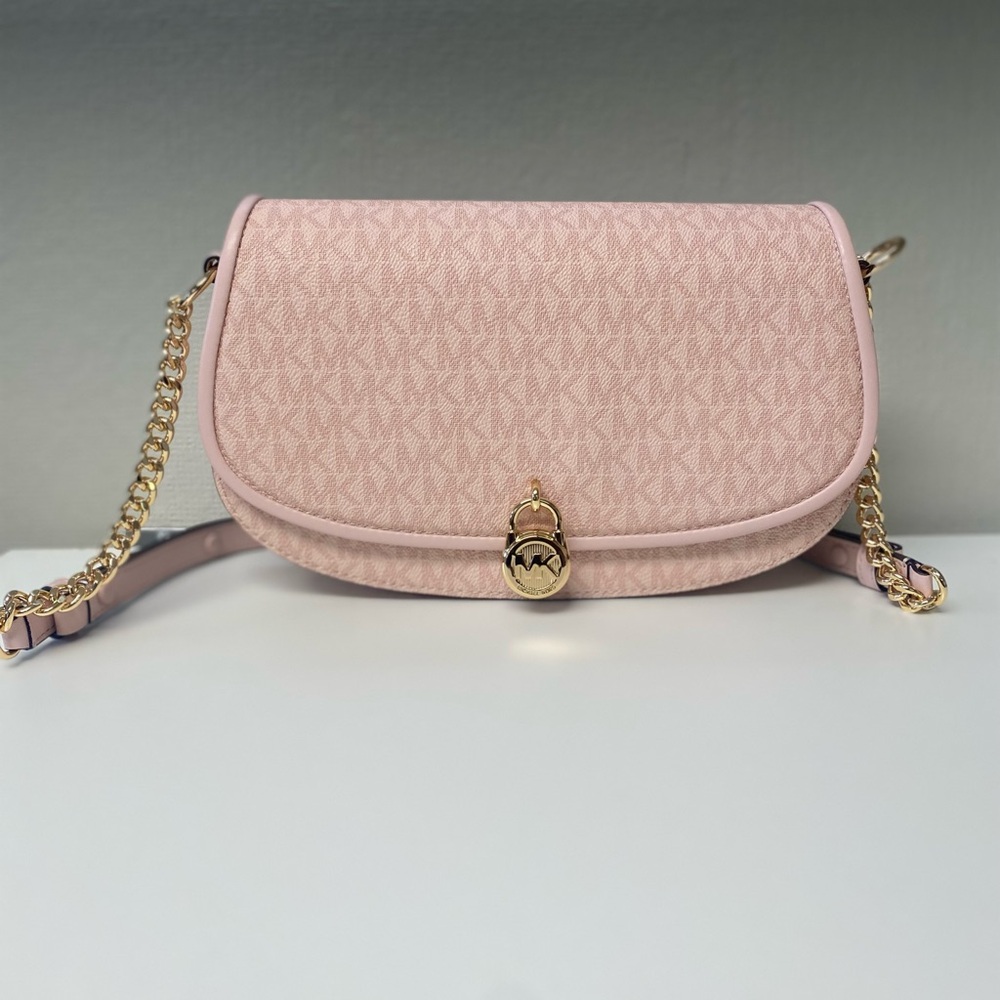 Micheal Kors Pink Designer MD Ew Sling msgr